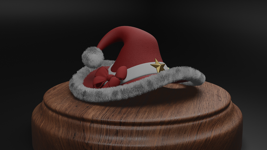 Christmas witch hat