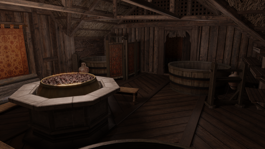 Witcher 3 Skellige Sauna