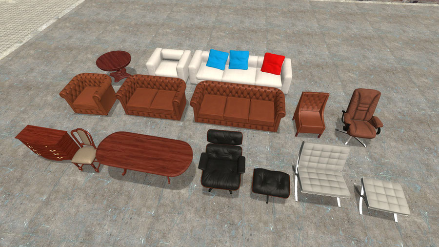 UE4 HQ Furniture Pack