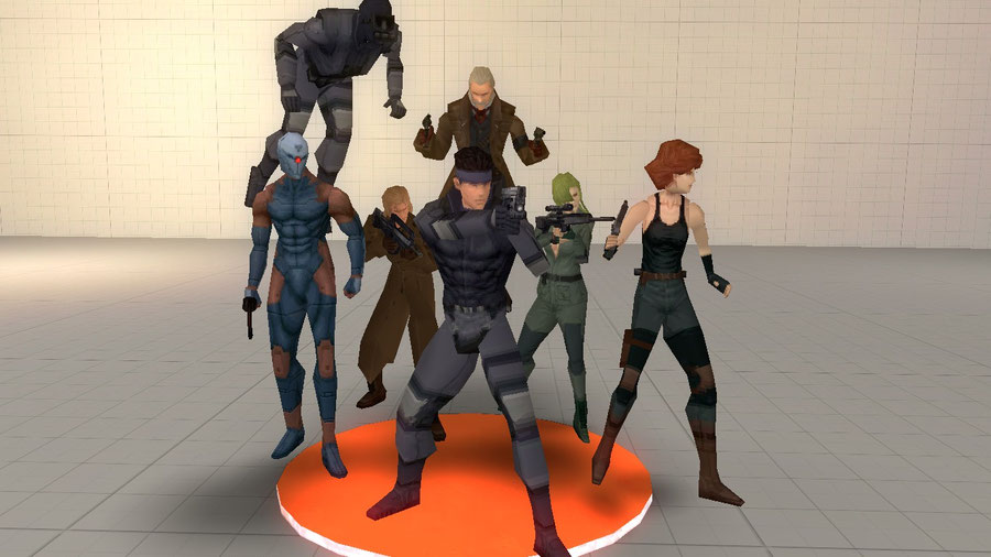 Sfmlab • Metal Gear Solid Ps1 Character Models 5036