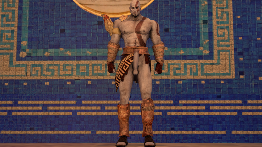 Nude Kratos (God of war 3)