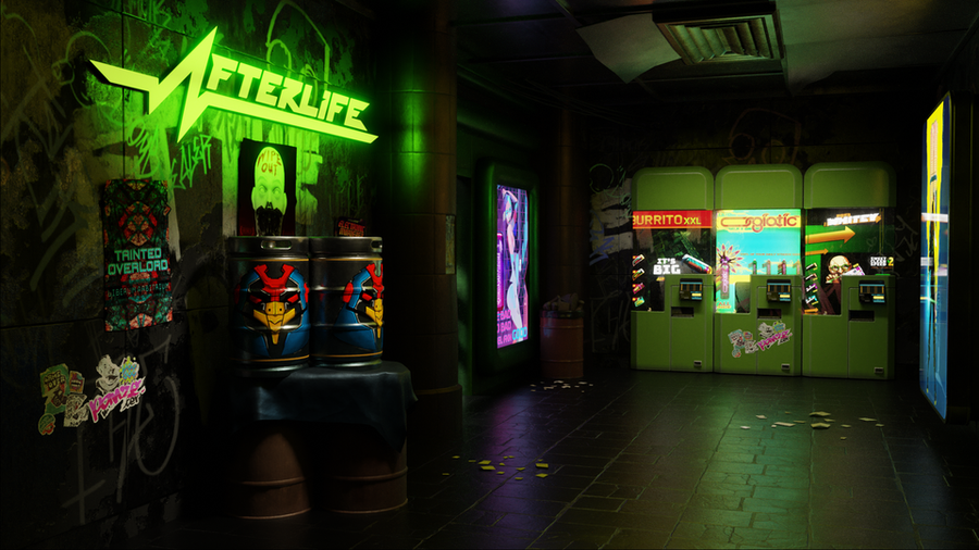 Afterlife backroom - Cyberpunk 2077 (Cycles only)