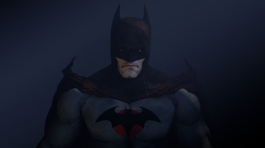 Batman (Arkham Origins - Flashpoint skin)