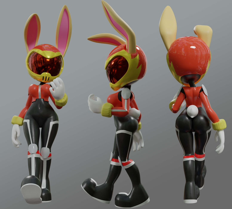 NSFW-Bunnie Rabbot Model Collection By Rotalice2