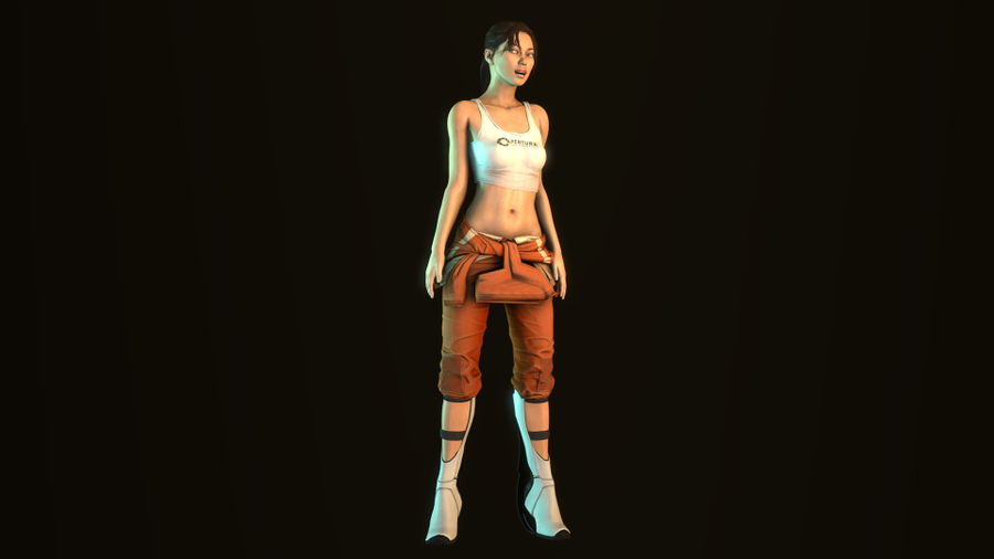 Nude Chell Porn - SFMLab â€¢ LordAardvark's Chell (Portal 2)