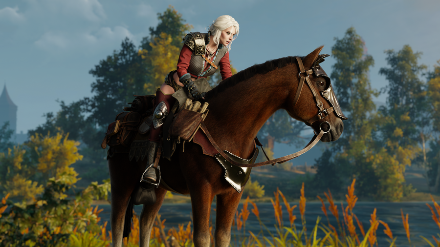 Roach - The Witcher 3 Horse (Update for Blender 2.82)