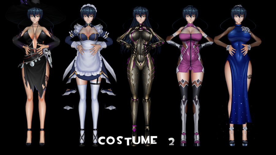 action taimanin costumes