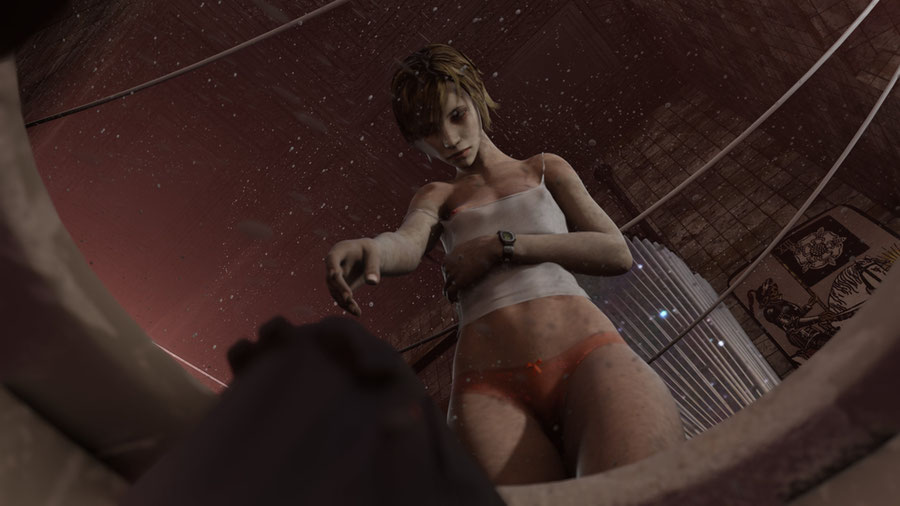 [Silent Hill] Heather Mason + Pyramid Head (foxxu7d)