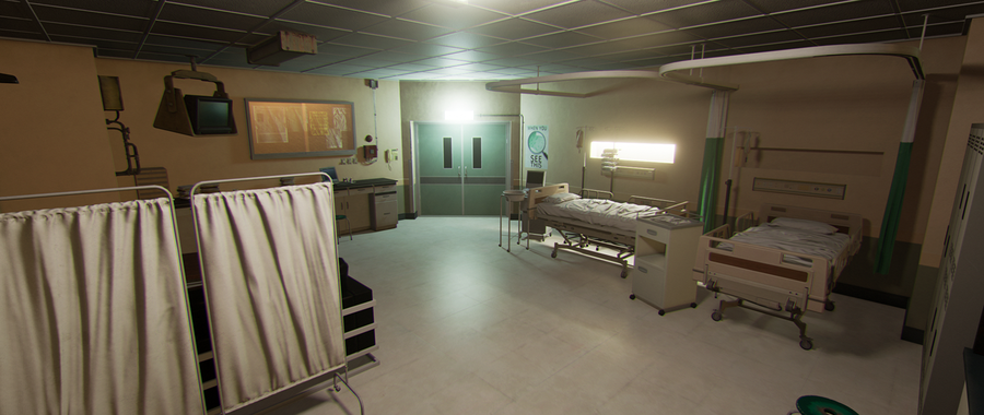 Resident Evil 3 - Hospital ( Lobby & ICU )