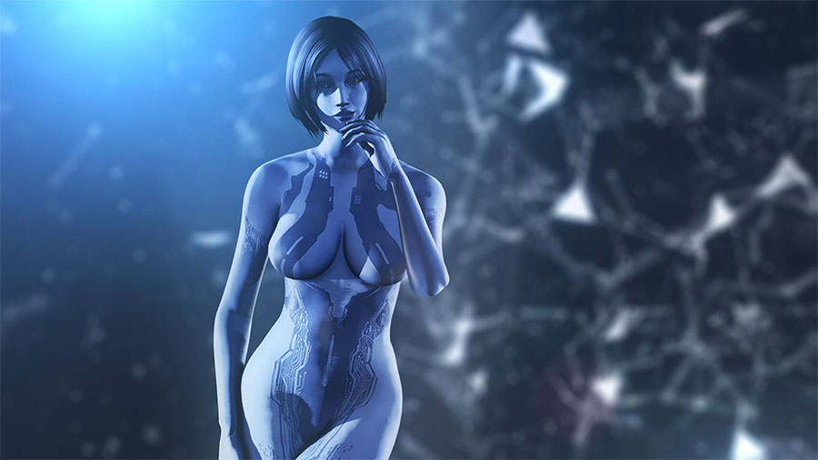 Cortana (Halo 4) Healthy Edit.