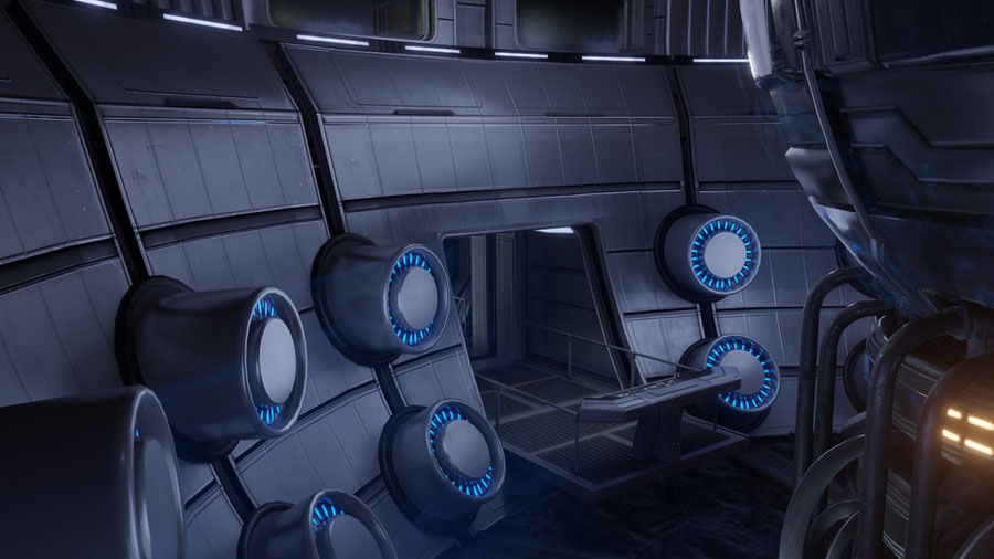 Mass Effect 2 Tali's Room (Engine Room)