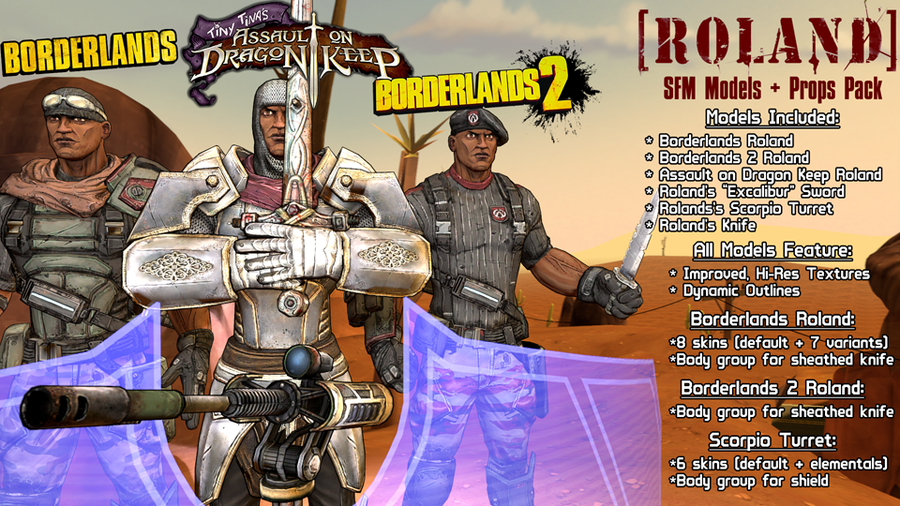 Borderlands: Roland (Models + Prop Pack)