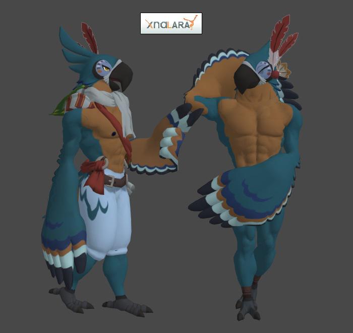 700px x 661px - SFMLab â€¢ Buff Anthro Kass (Clothed and Nude) for SFM reupload