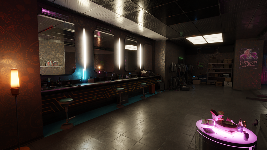 Cyberpunk 2077 - Us Cracks Changing Room (Cycles Only)