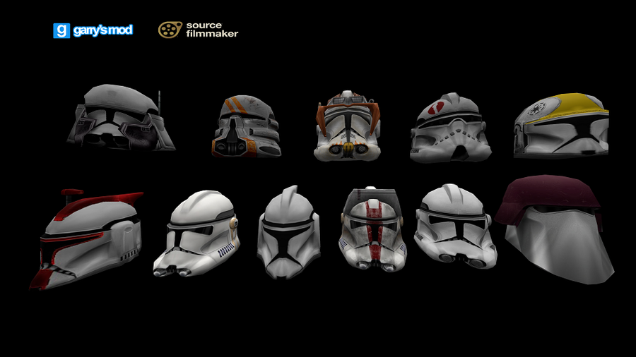 Clone Troopers helmets