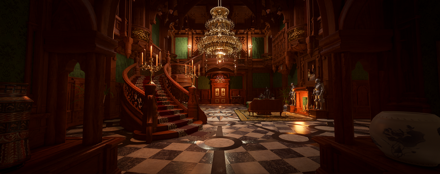Resident Evil 8 - Dimitrescu Main Hall