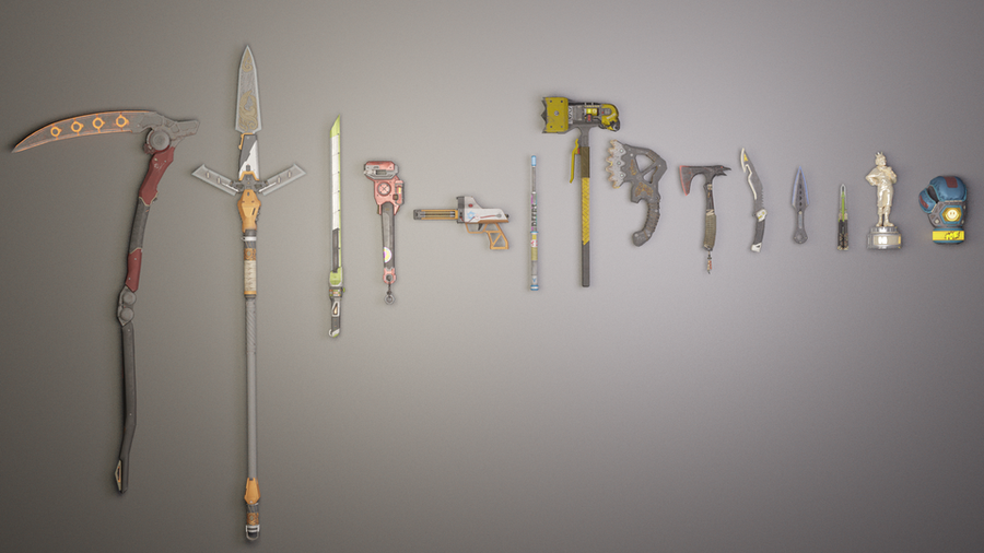 mythical weapons of mele or heirloom of apex legends