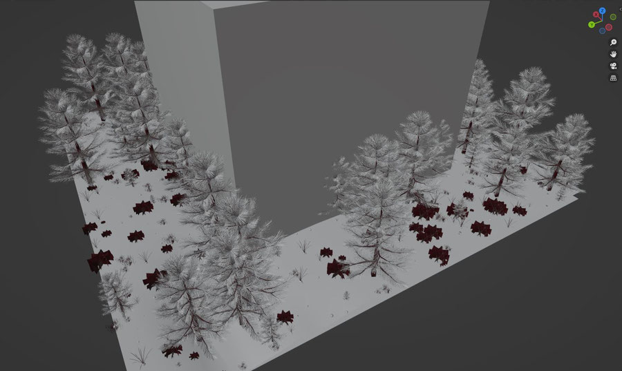 Modular forest scene V1