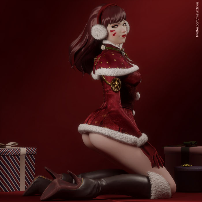 D.Va - Sexy Santa
