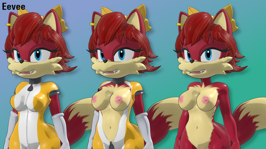 Fiona Fox Version2 for Eevee & Cycles By Rotalice2