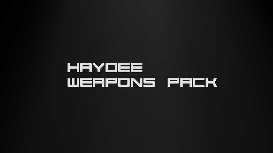 Haydee Weapons Pack
