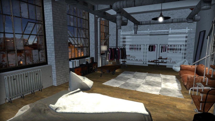 Industrial style room
