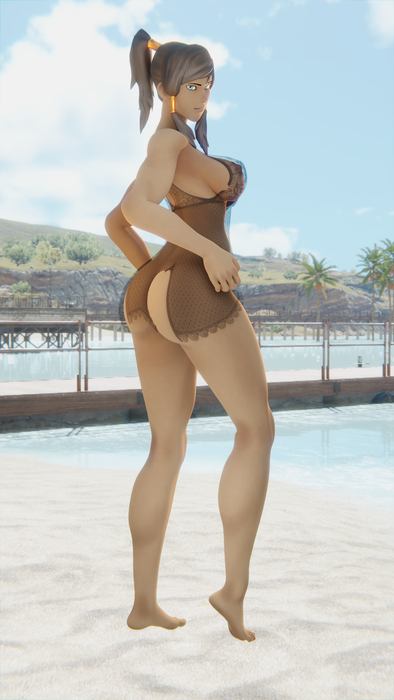 Korra for Blender 2.8 (by StudioAberration) Swimsuit Update