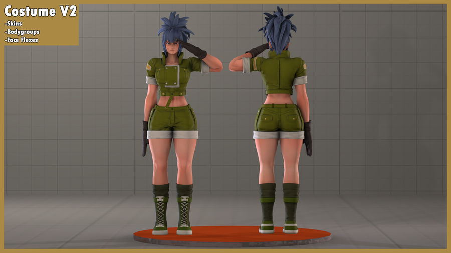 Leona Heidern - The King Of Fighters XV (Updated)
