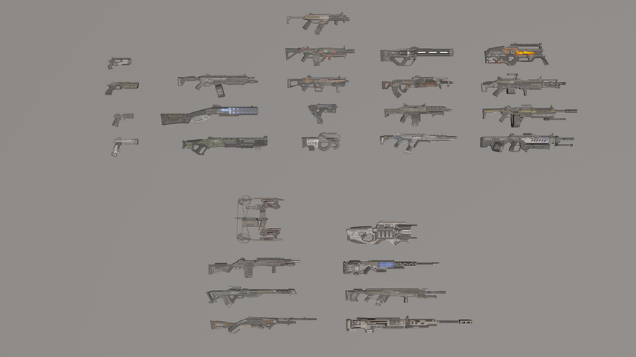 weapons from apex legends