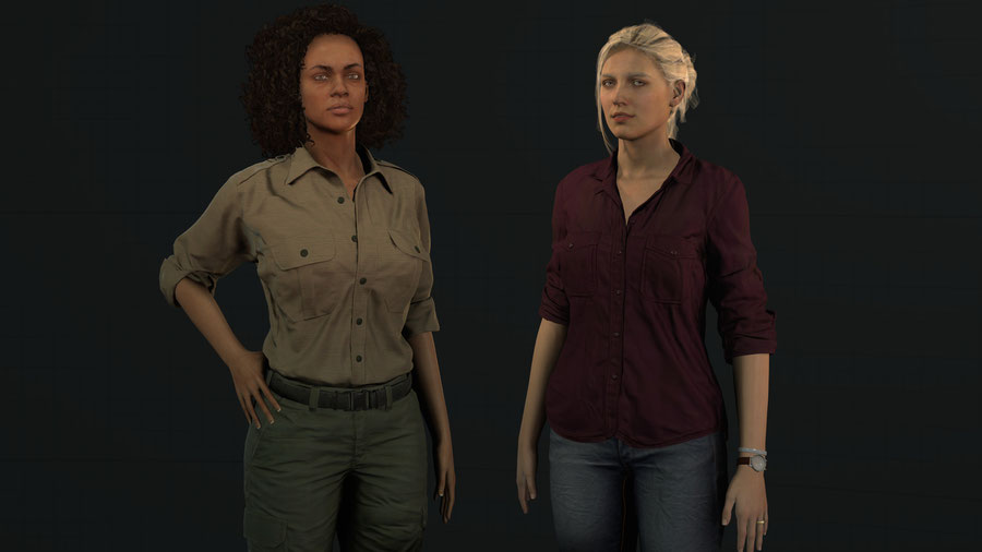Uncharted 4: Elena Fisher and Nadine Ross