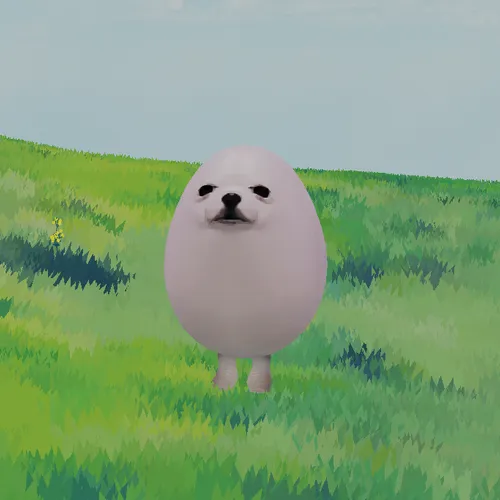 Thumbnail image for Eggdog in anime grass!